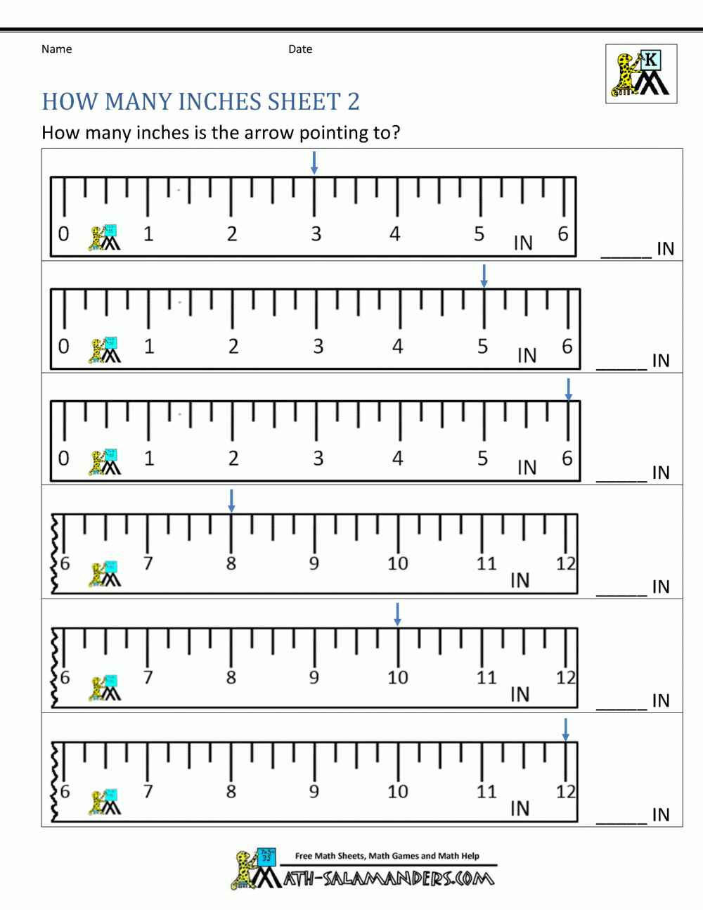 Measuring Length Worksheets For Kindergarten pertaining to Free Printable Measurement Worksheets Grade 1