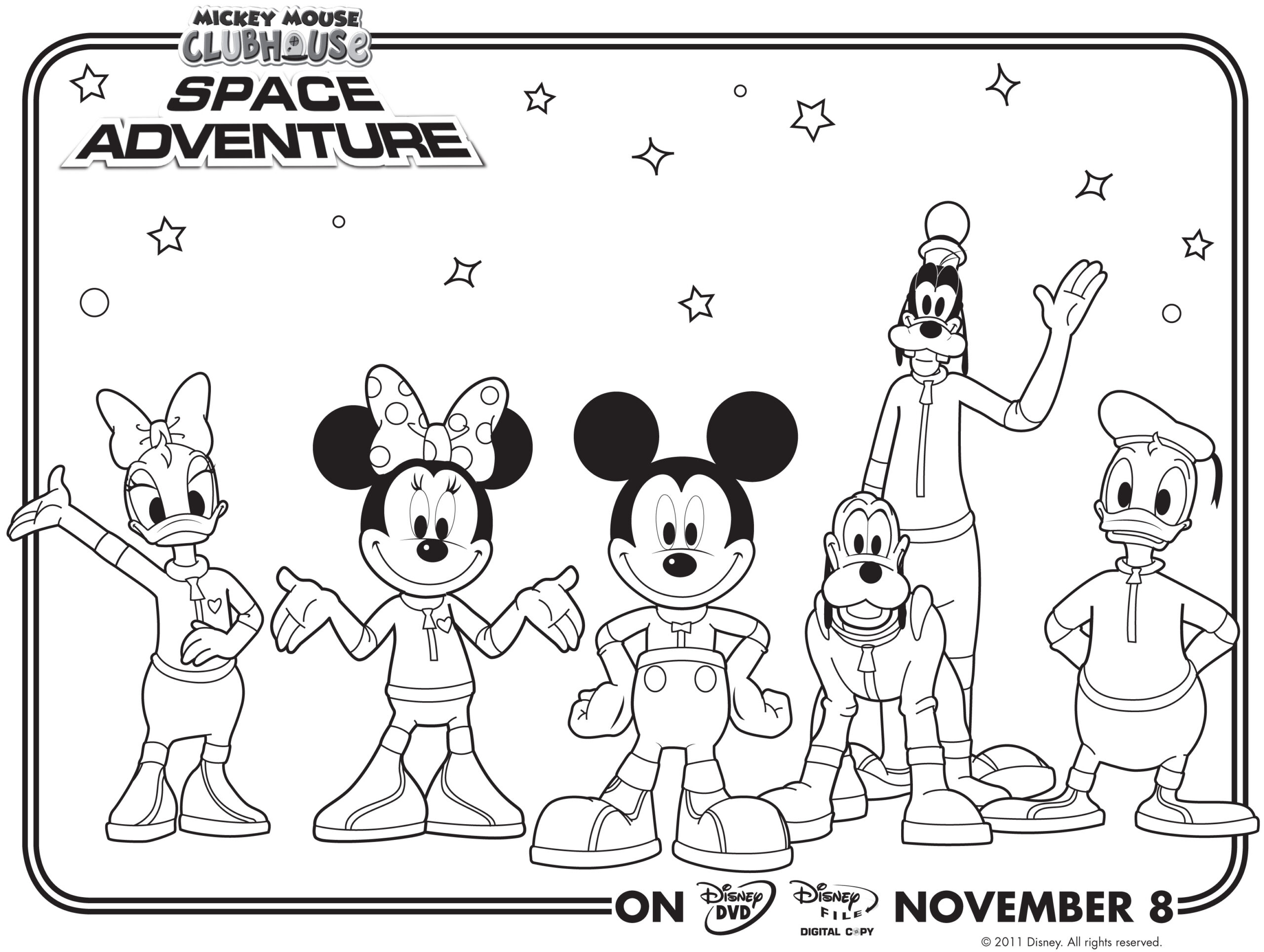 Mickey Mouse Clubhouse Coloring Pages - Best Coloring Pages For Kids within Mickey Mouse Clubhouse Free Printables