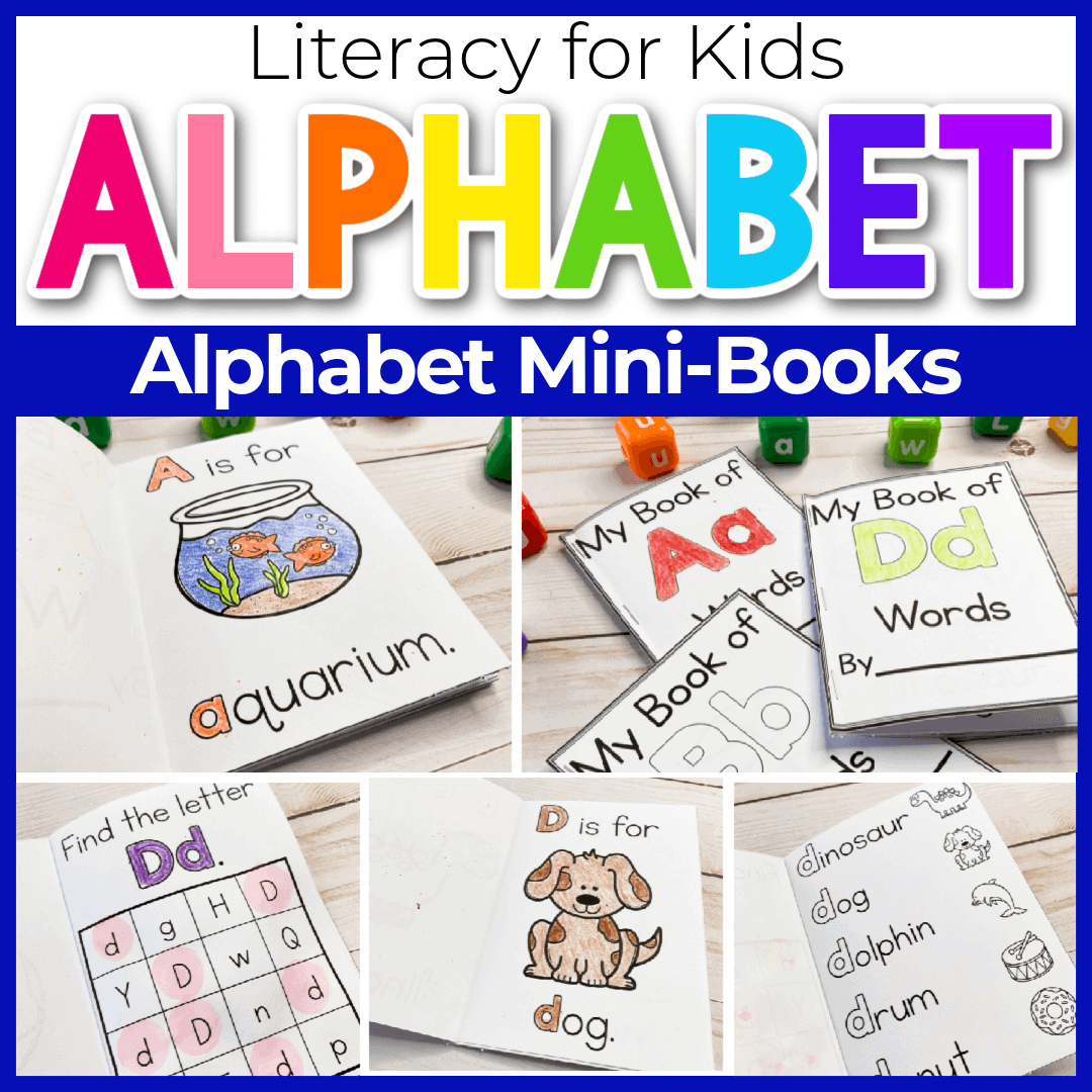 Mini Alphabet Books For Preschoolers Printable Activity with Free Printable Abc Mini Books