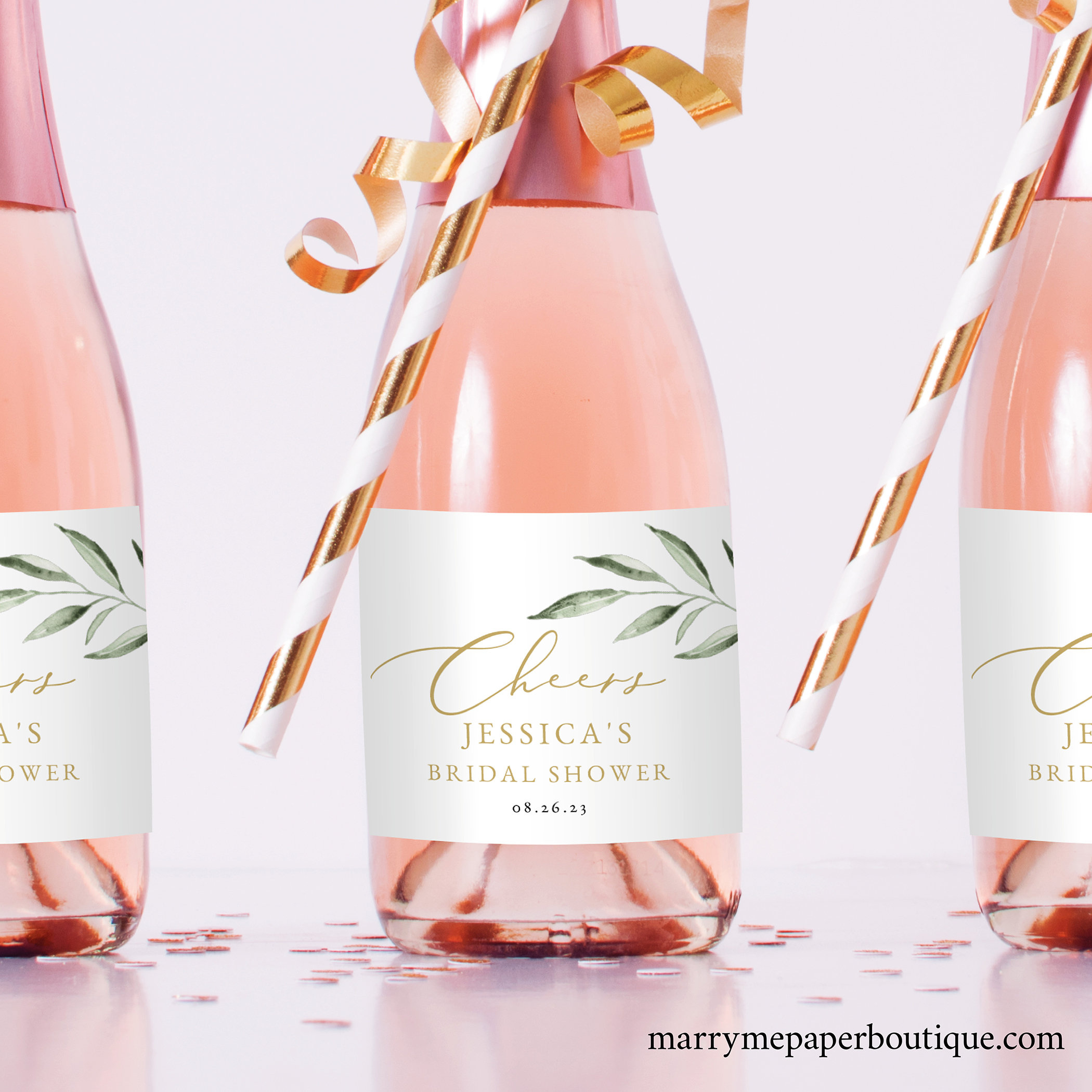 Mini Champagne Bottle Label Template, Free Demo Available pertaining to Free Printable Mini Champagne Bottle Labels