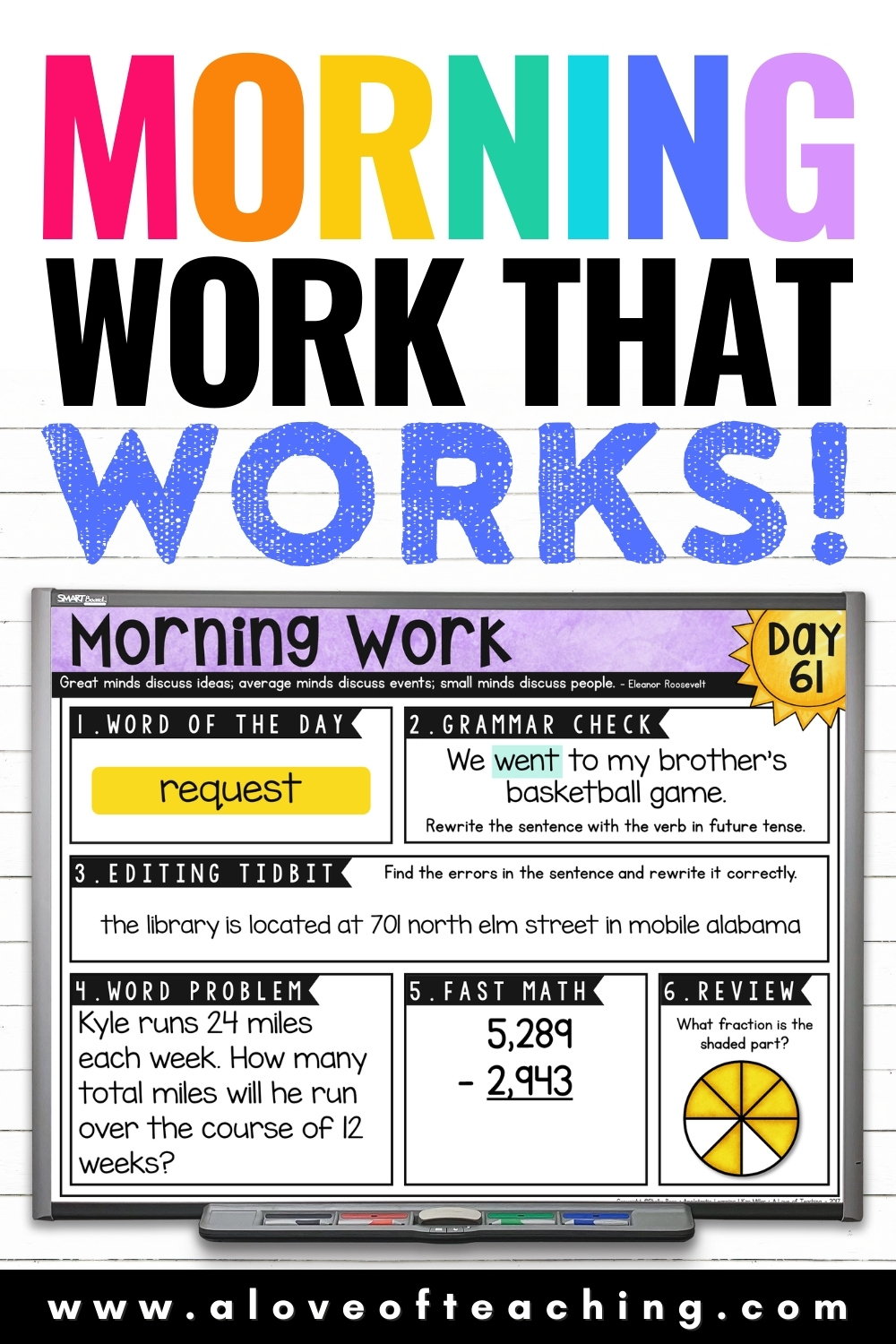 Morning Work That Works One Free Week - A Love Of Teaching | Kim with regard to Free Printable 4th Grade Morning Work