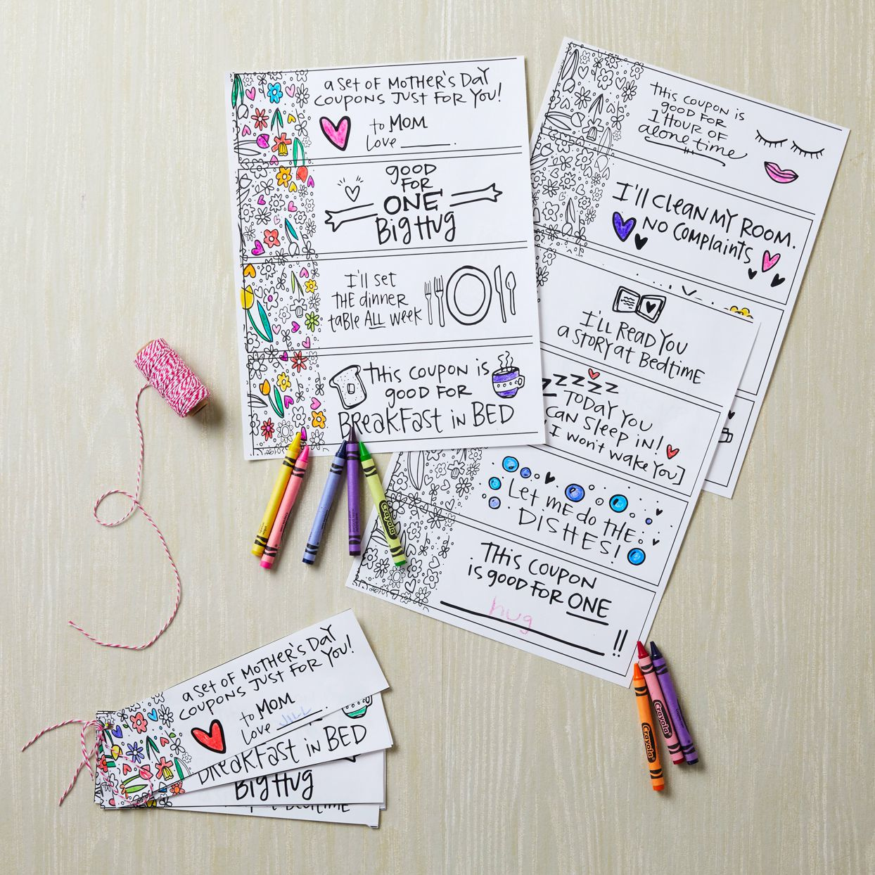 Mother&amp;#039;S Day Coupons, Printable At Home, Are The Perfect (Free) Gift for Free Printable Crayola Coupons