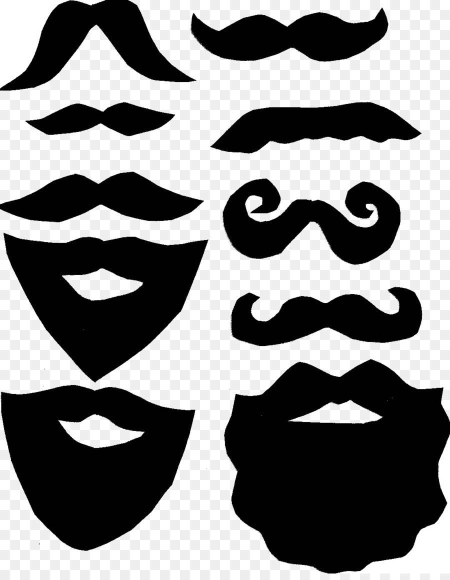 Moustache - Moustache Template - Cleanpng / Kisspng inside Free Lip and Mustache Printables