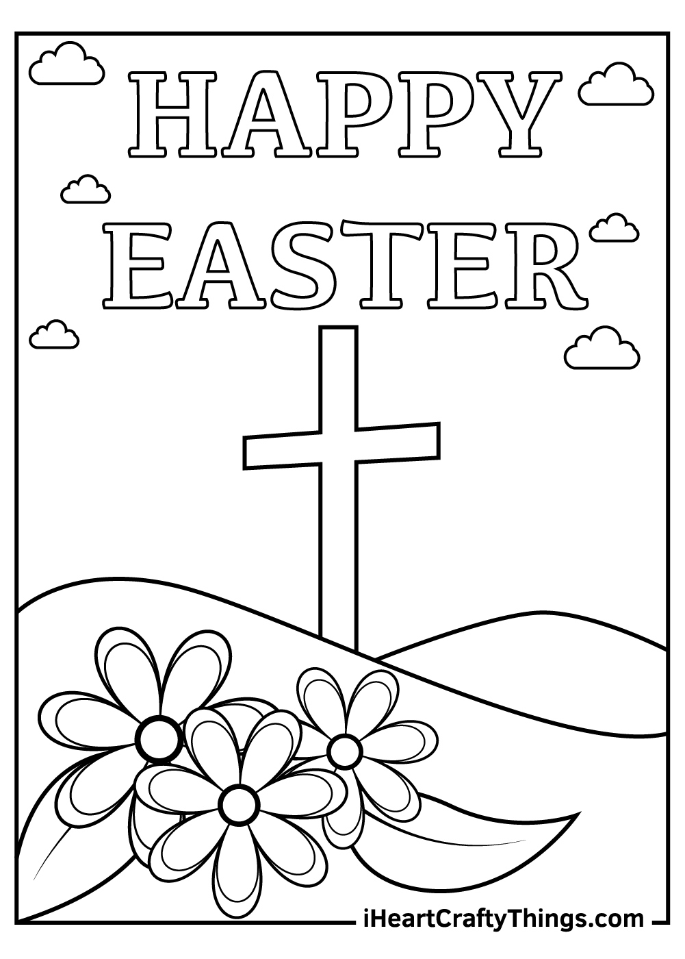 New Easter Coloring Pages 2024 (100% Free Printables) inside Free Easter Color Pages Printable