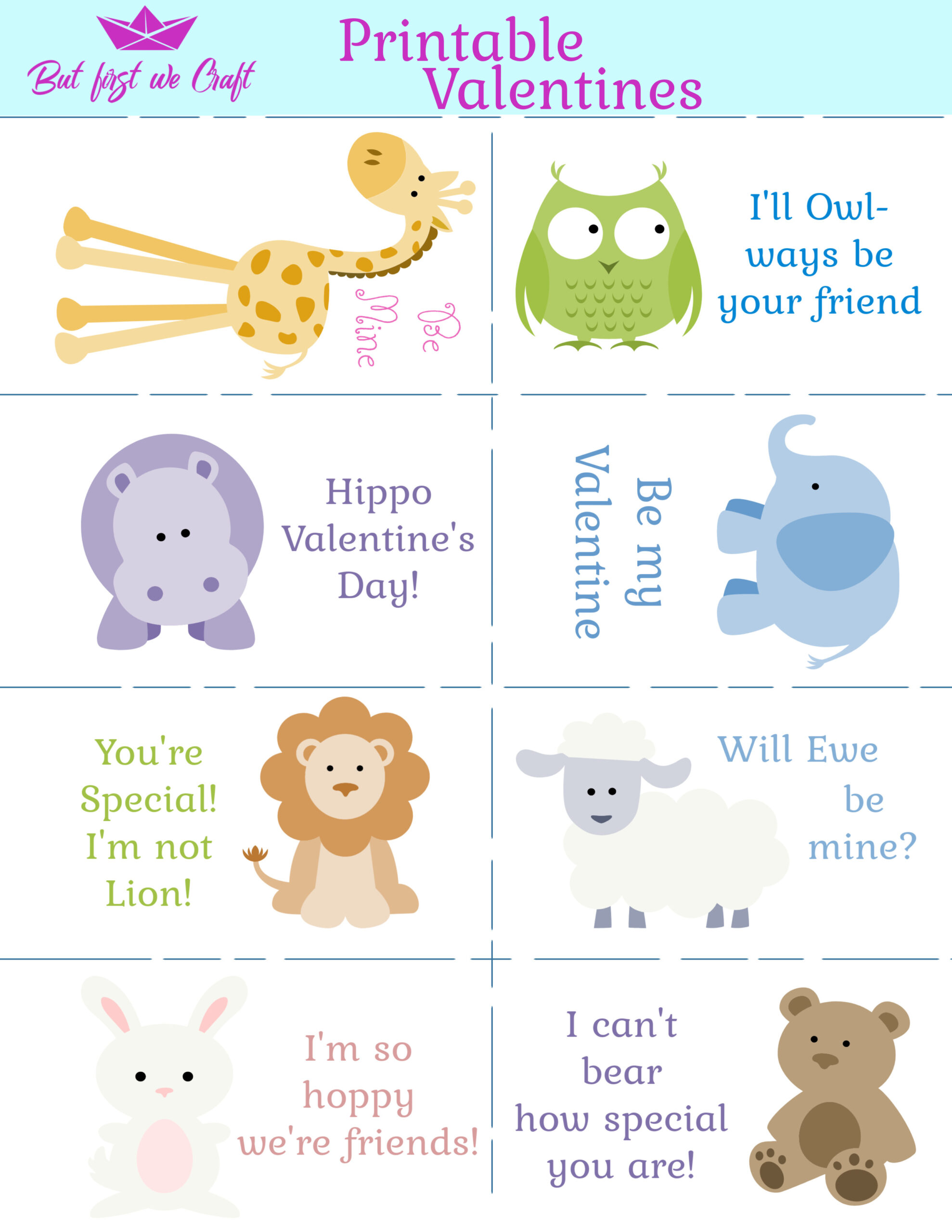 New Free Printable Valentine&amp;#039;S Day Cards For Kids – But First We Craft with Free Printable Childrens Valentines Day Cards