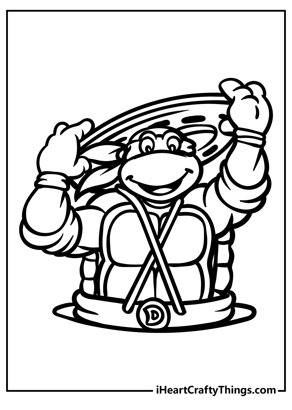 Ninja Turtles Coloring Pages (100% Free Printables) inside Free Ninja Turtle Printables