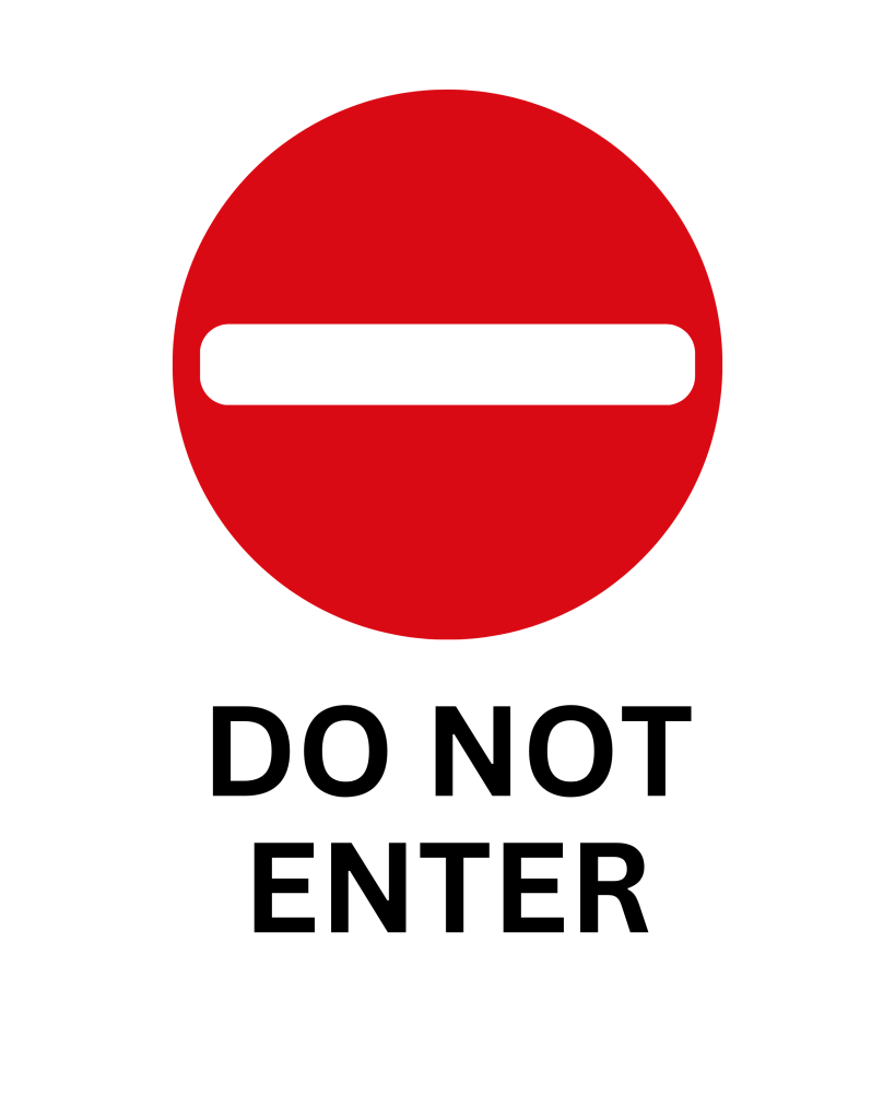 No Entry Signs: Printable Templates (Free Pdf Downloads) within Free Printable No Entry Sign