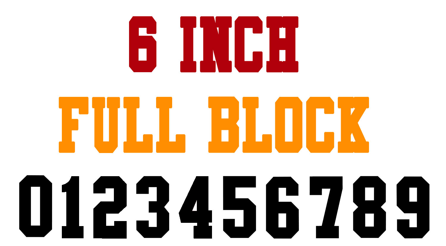 Numberstencils - 6 Inch Full Block Number Stencils (100 Sheet within Free Printable Number Stencils