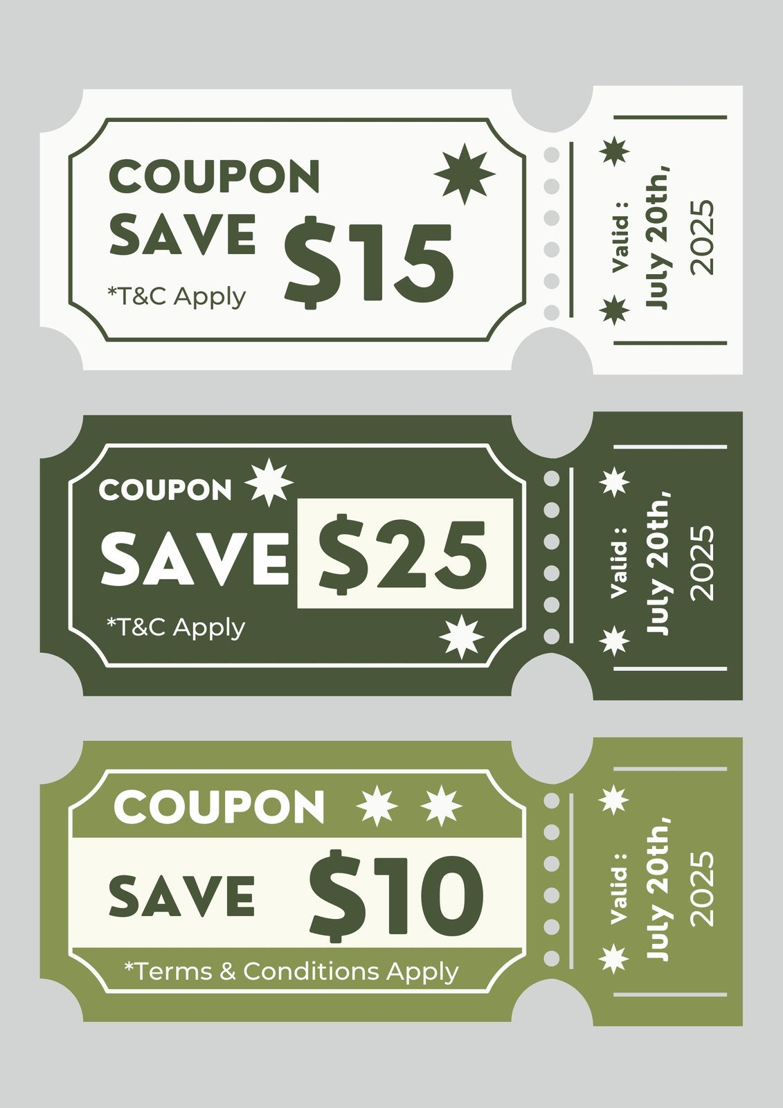 Page 15 - Free, Printable, Customizable Coupon Templates | Canva regarding Free Printable Coupons 2025