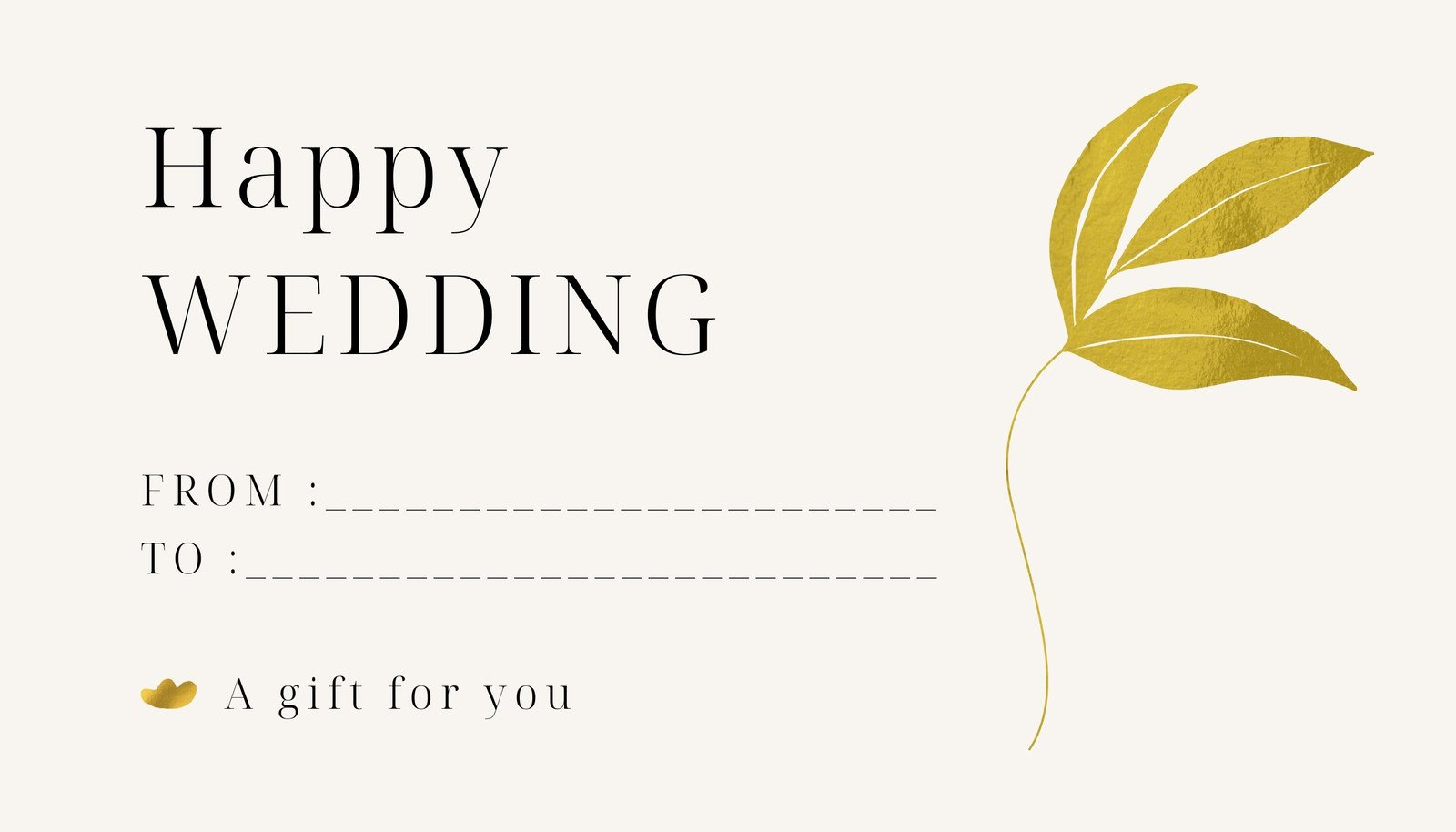 Page 2 - Free, Printable Custom Wedding Tag Templates | Canva regarding Free Printable Wedding Thank You Tags