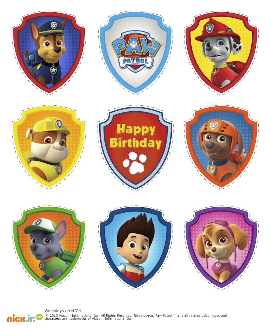 Paw Patrol Birthday in Free Paw Patrol Birthday Printables