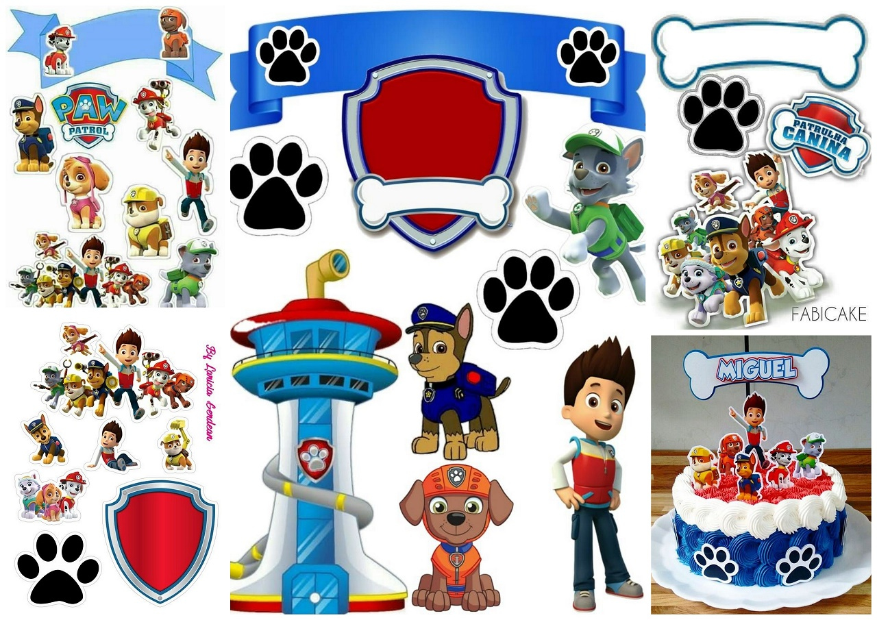 Paw Patrol Birthday Party: Free Printable Cake Toppers. - Oh My pertaining to Free Paw Patrol Birthday Printables