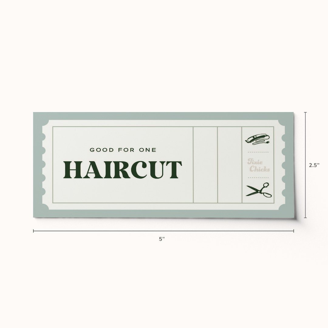 Personalisierter Haircut-Eintrittsgutschein Überraschungsaktivität within Free Printable Hair Cuttery Coupons