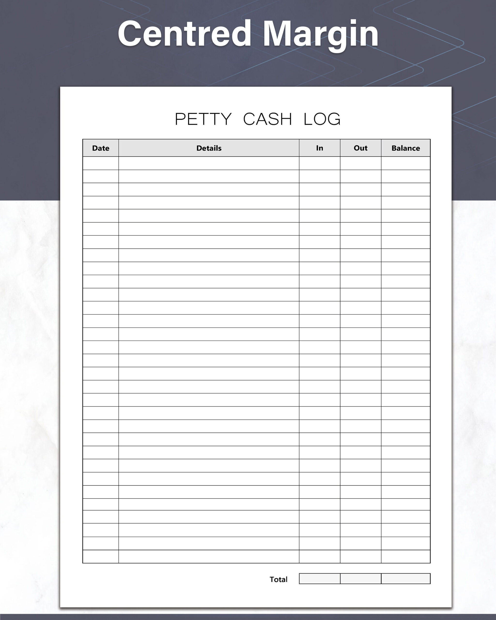 Petty Cash Ledger Printable Cash Flow Sheet, Petty Cash Log regarding Free Printable Petty Cash Template