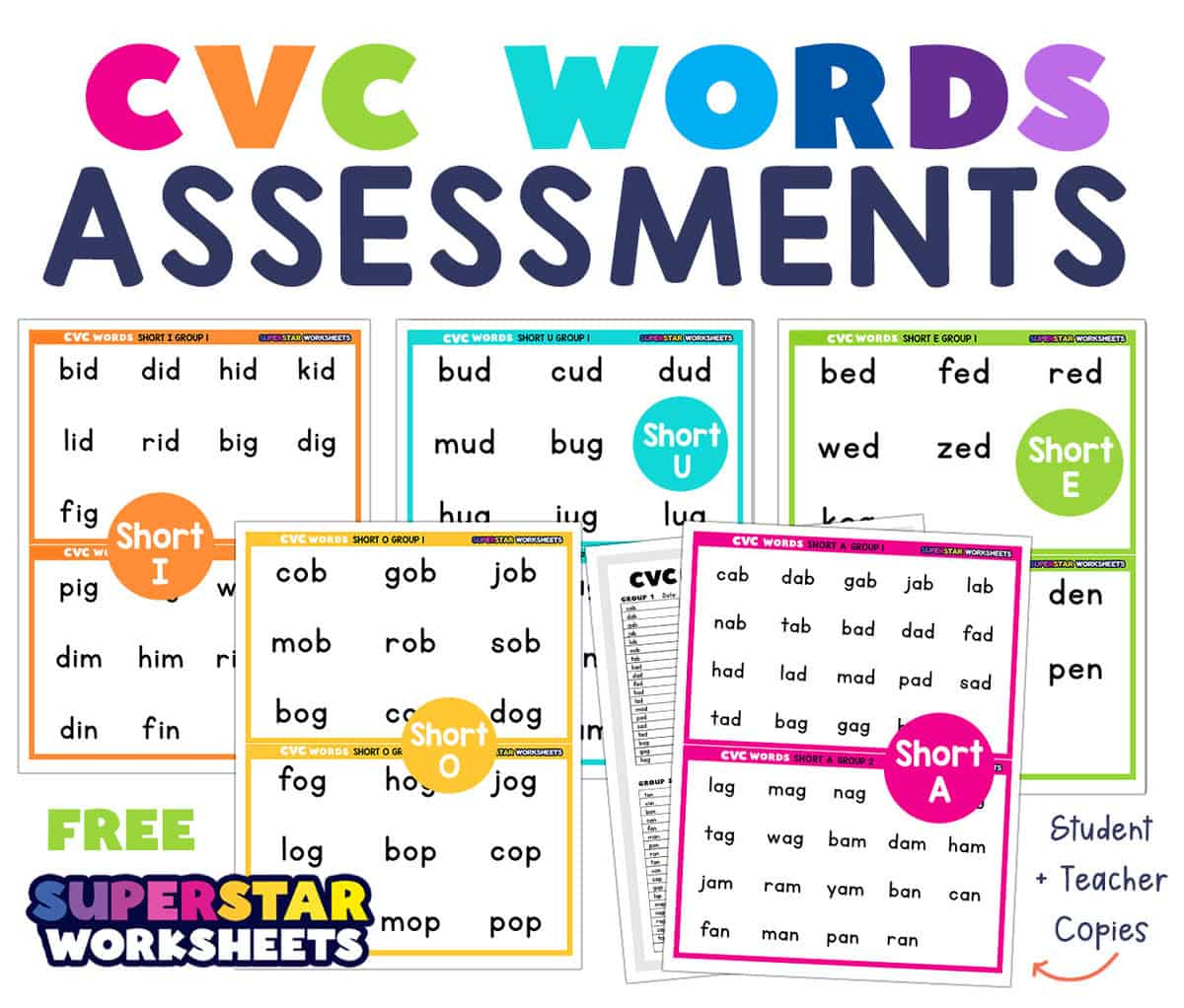 Phonics Assessment - Superstar Worksheets with regard to Free Printable Phonics Assessments