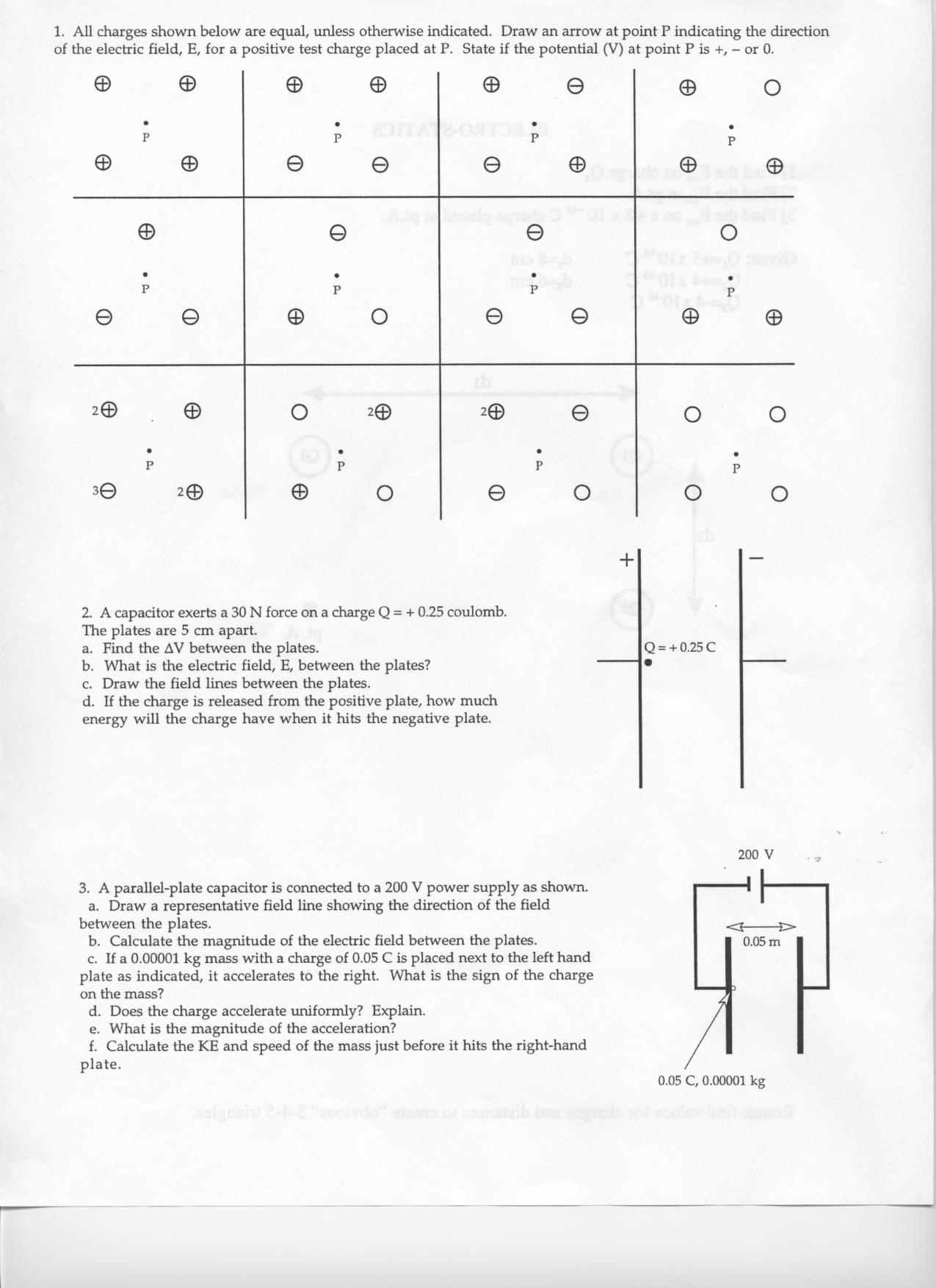 Physics Handouts - Worksheets Library inside Free Printable Physics Worksheets