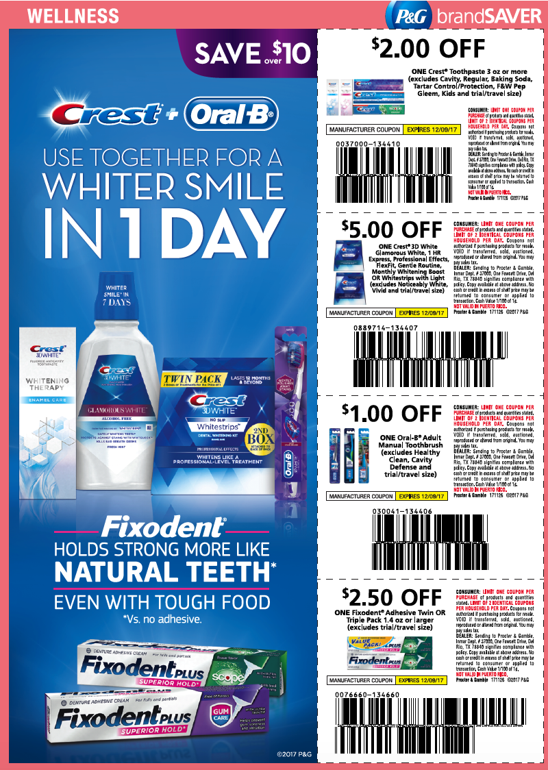 Pick Up Your P&amp;amp;G Inserts Today For Upcoming Free Premium Crest within Free Printable Crest Coupons