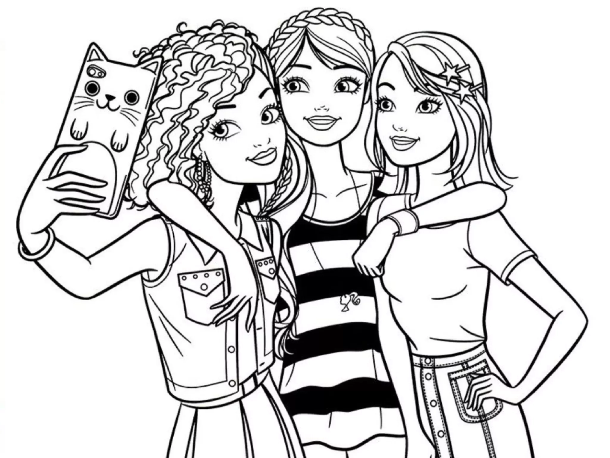 Pin Auf Kid Art Fun for Free Printable Bff Coloring Pages