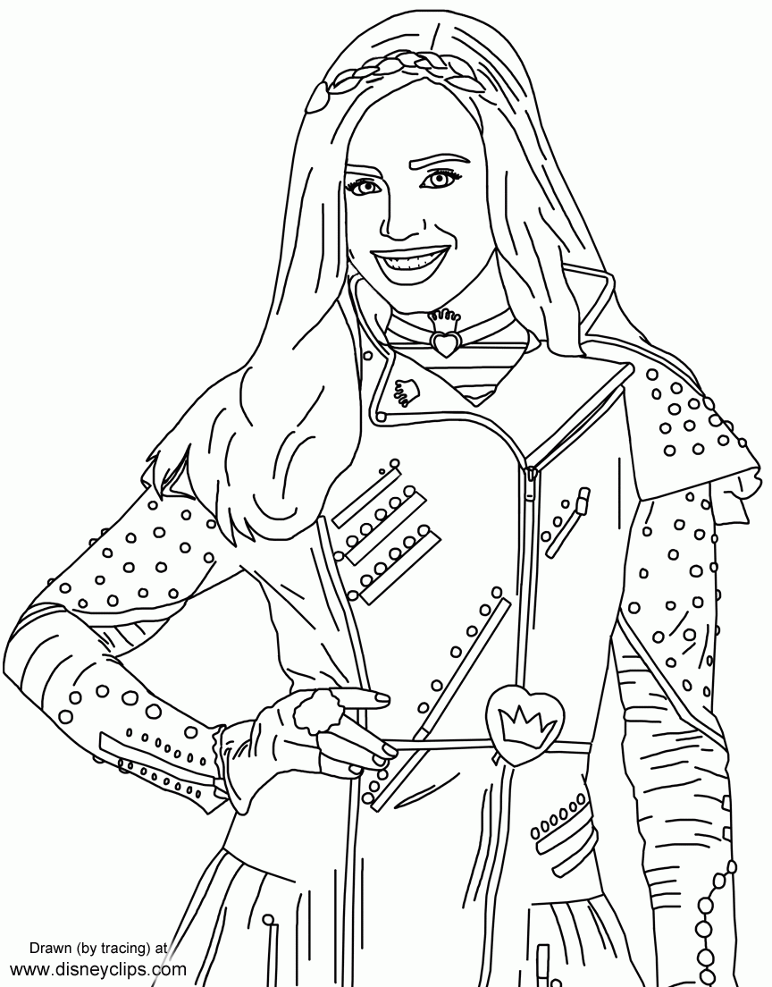 Pin On Copic Coloring pertaining to Free Printable Descendants Coloring Pages