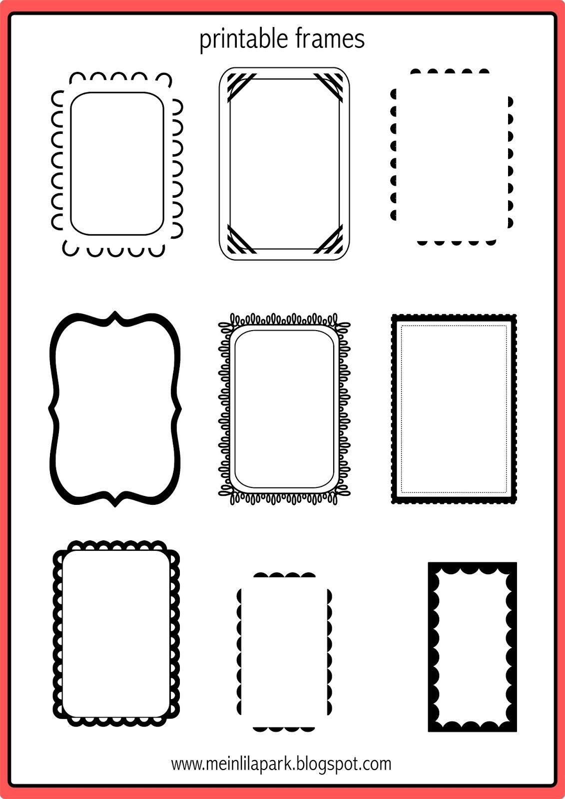 Pin On Free Printables ✄ And More pertaining to Free Printable Frames for Scrapbooking