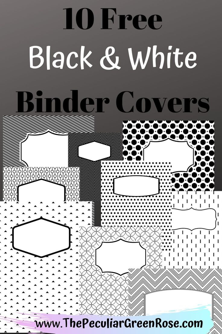 Pin On Notes intended for Free Printable Binder Cover Templates