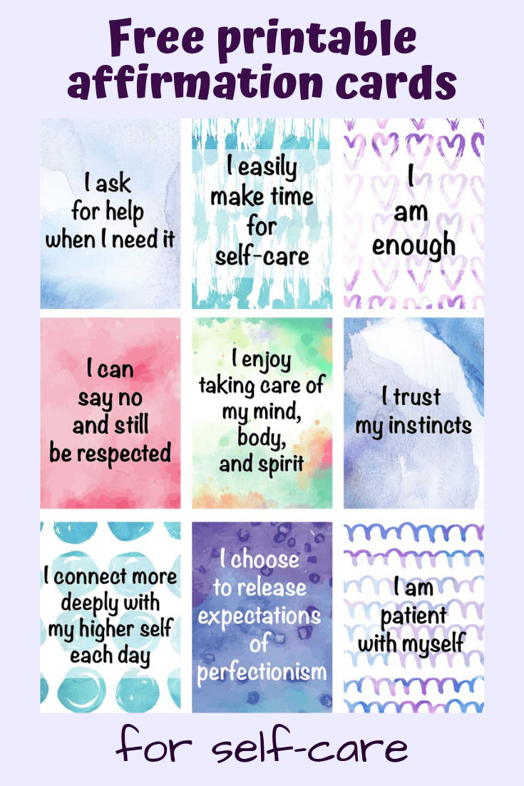 Pin On Positive Parenting Resources within Free Printable Affirmation Cards