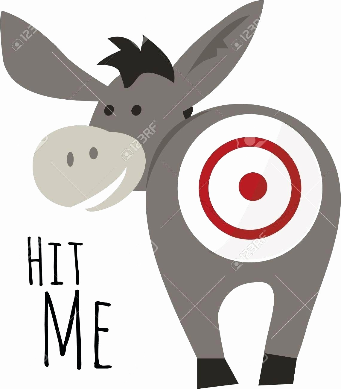 Pin The Tail On The Donkey Tails Printable for Pin The Tail On The Donkey Printable Free