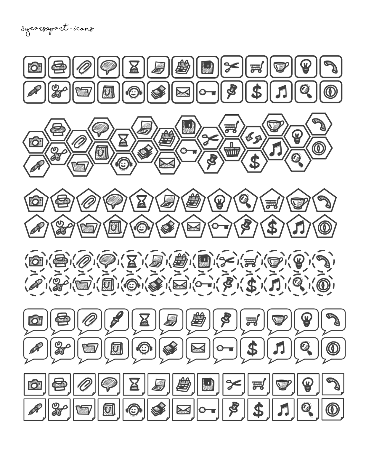 Pinterest intended for Free Printable Icons