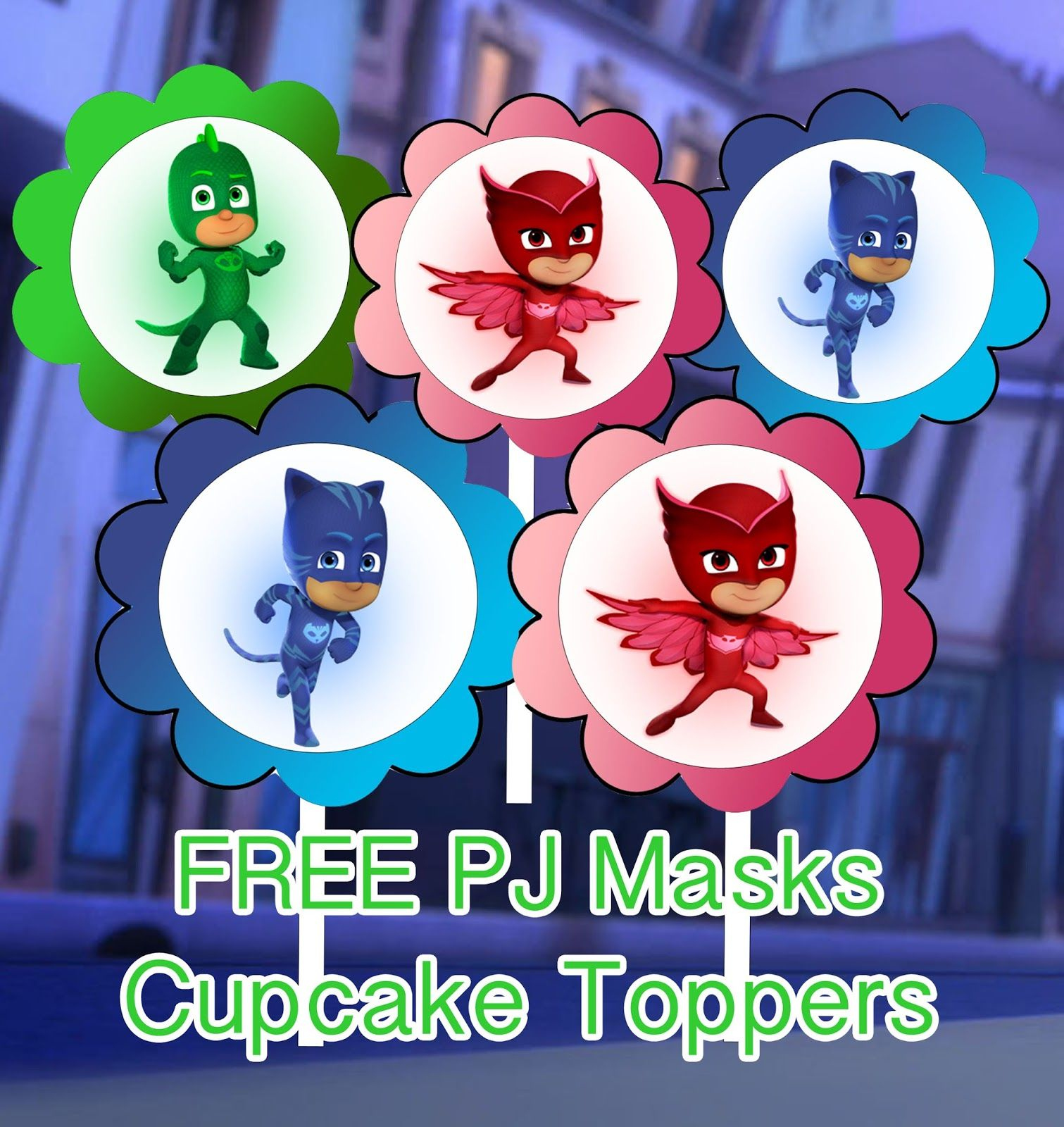 Pj Masks Birthday Party Printable Files | Pj Masks Birthday, Pj with Pj Mask Free Printables