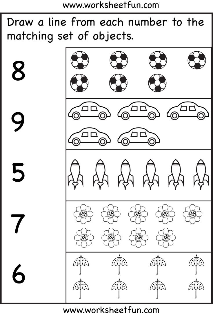 Preschool Math Worksheets, Kindergarten Math Worksheets, Preschool in Free Printable Counting Worksheets