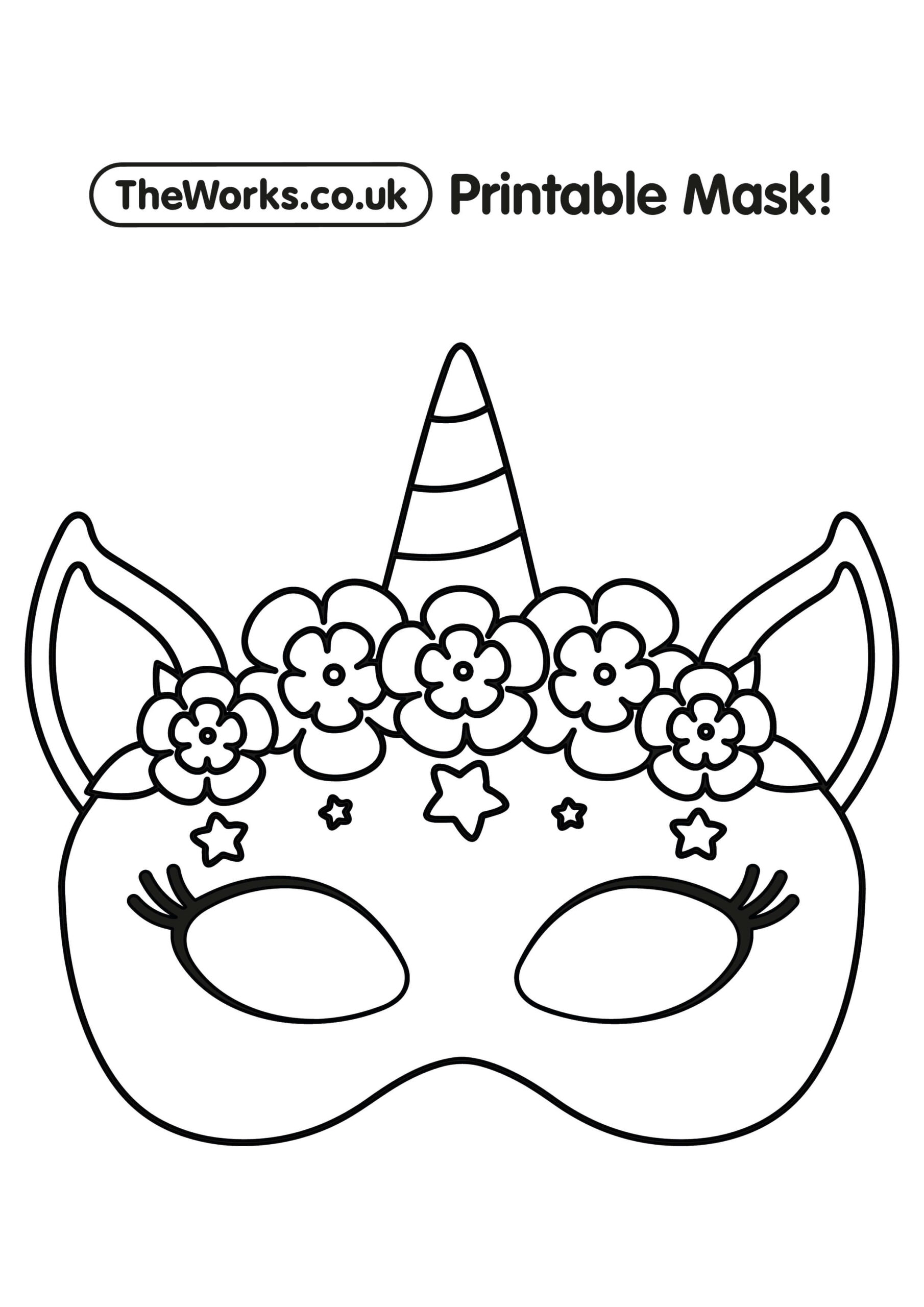 Print At Home Animal Masks | The Works for Free Printable Masks