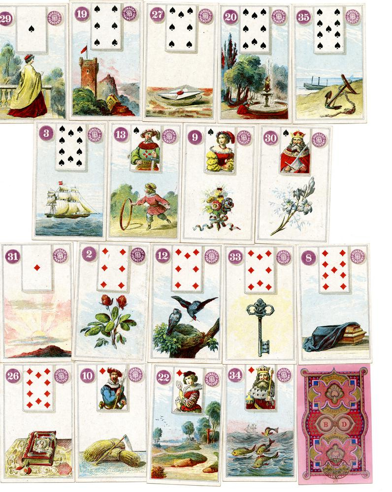 Print; Playing-Card | British Museum within Free Printable Lenormand Cards