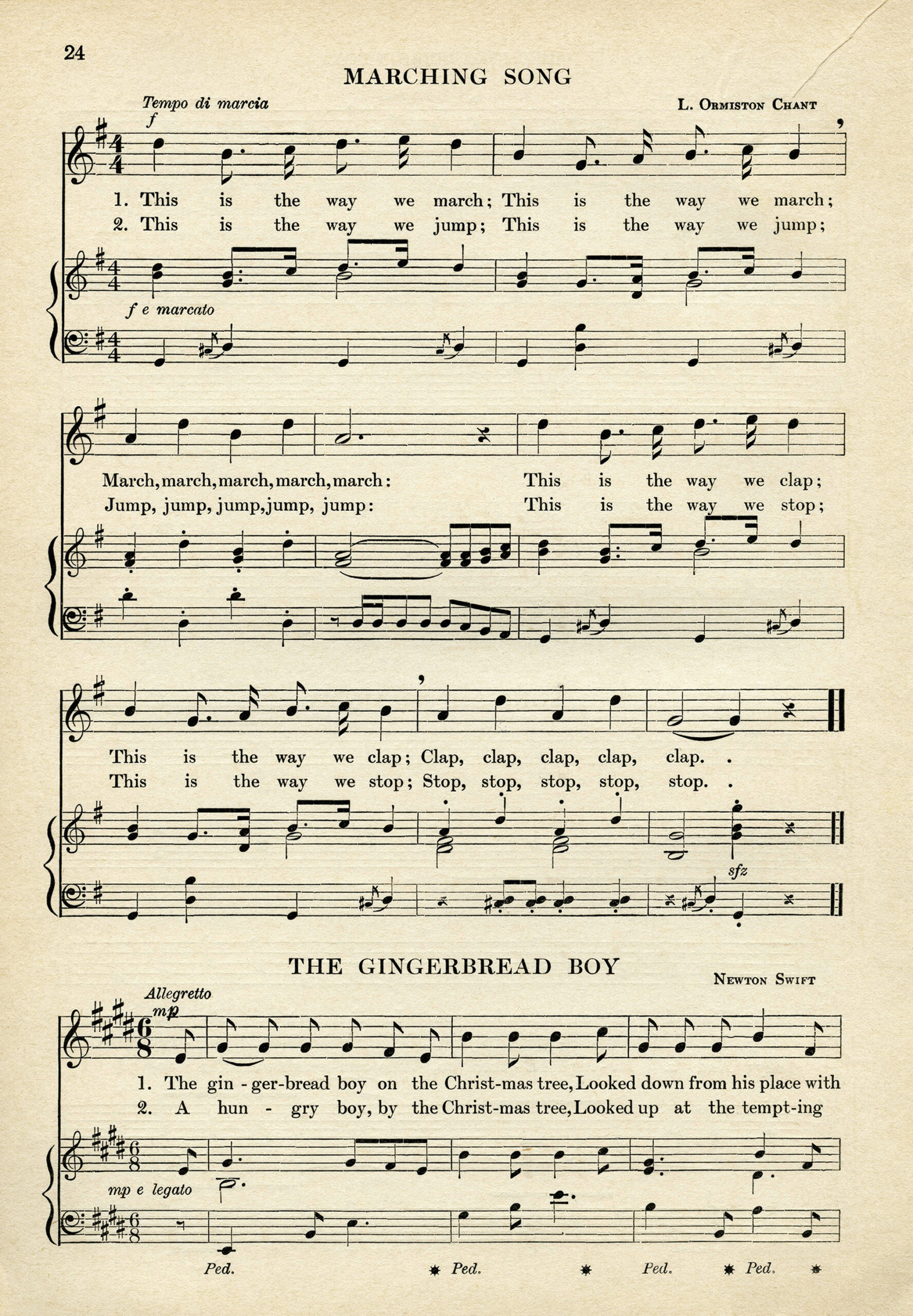 Printable Antique Sheet Music - The Old Design Shop regarding Free Printable Sheet Music