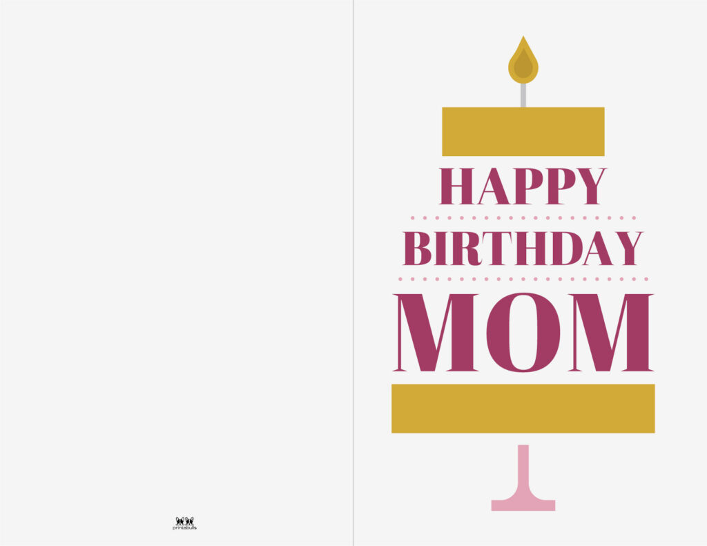 Printable Birthday Cards - 110 Free Birthday Cards | Printabulls regarding Free Printable Birthday Cards For Mom