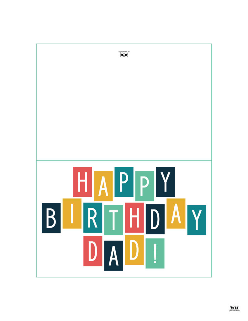 Printable Birthday Cards - 110 Free Birthday Cards | Printabulls within Free Printable Happy Birthday Cards for Dad