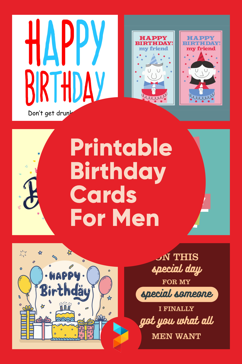 Printable Birthday Cards For Men | Free Printable Birthday Cards regarding Free Printable Birthday Cards for Him