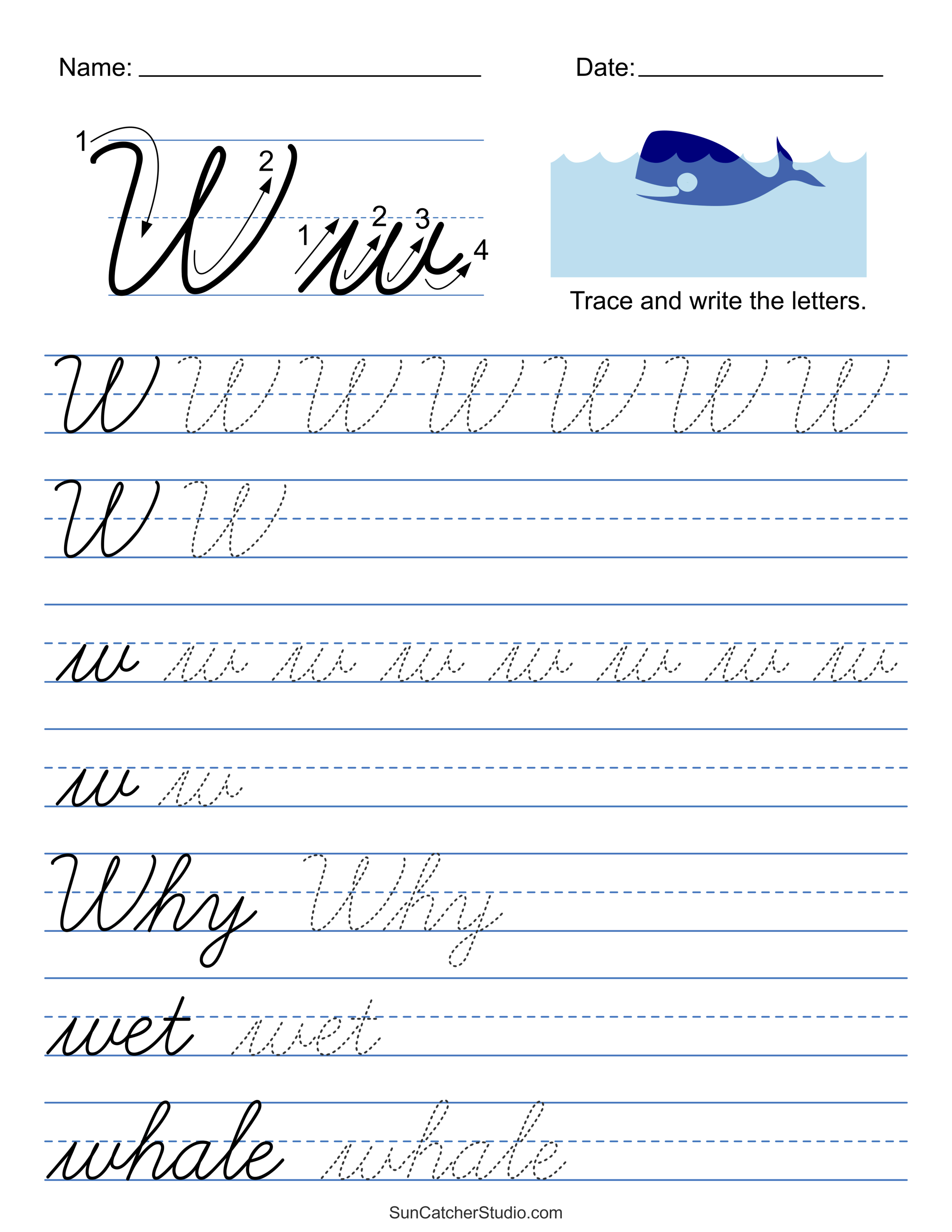 Printable Cursive Handwriting Worksheets (Practice Letters) – Diy with Free Printable Cursive Writing Paragraphs