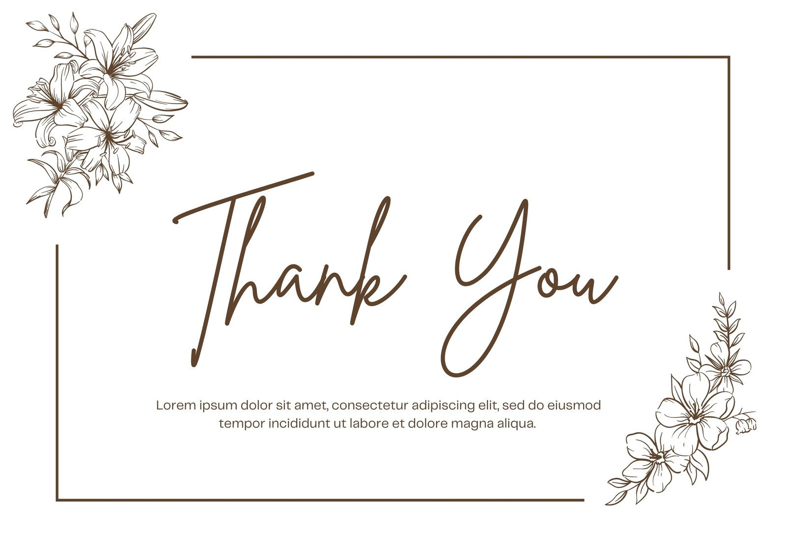 Printable, Customizable Thank You Card Templates | Canva for Free Printable Thank You Notes