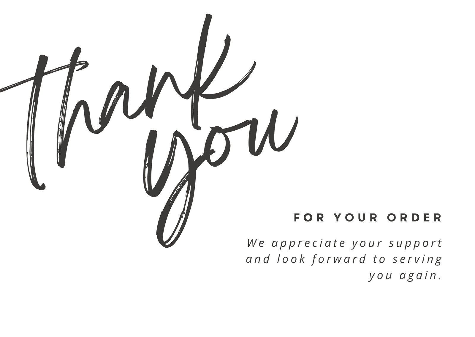 Printable, Customizable Thank You Card Templates | Canva throughout Free Personalized Thank You Cards Printable