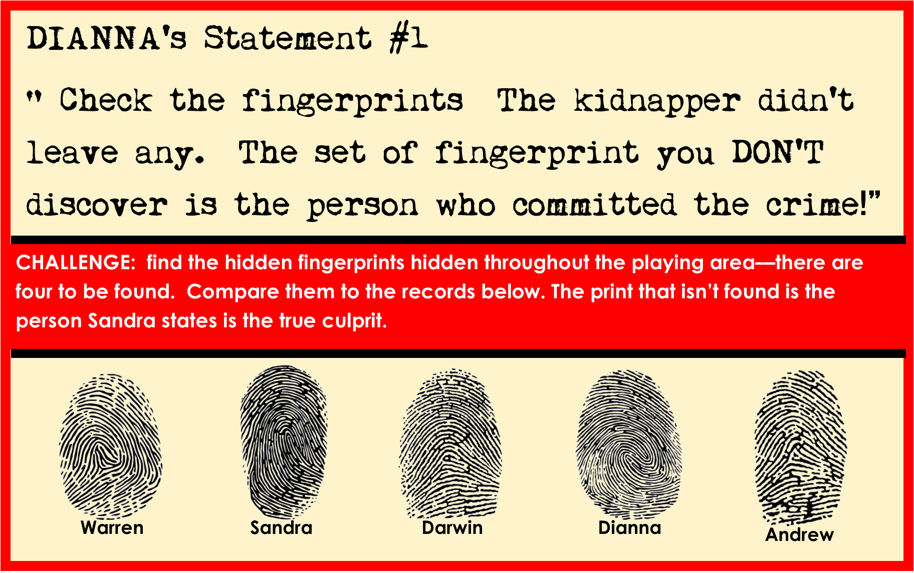 Printable Detective Party Game For Kids with regard to Free Printable Detective Games