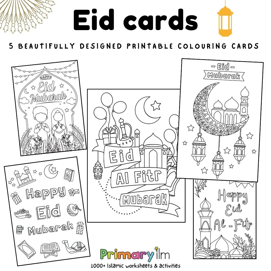 Printable Eid Cards - Primary Ilm for Eid Cards Free Printable