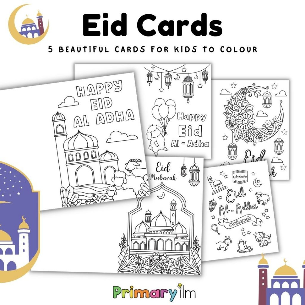 Printable Eid Cards - Primary Ilm with Eid Cards Free Printable