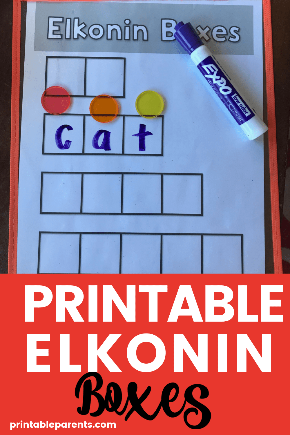 Printable Elkonin Boxes - Printable Parents in Free Printable Elkonin Boxes