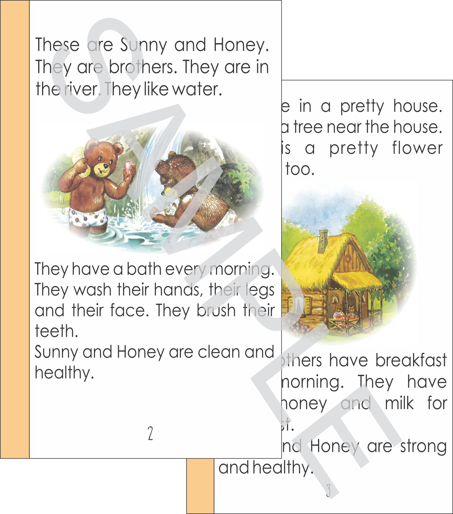 Printable Esl Book: Three Bear Brothers (K-1St-2Nd Grade) | Esl inside Free Printable Story Books For Grade 1