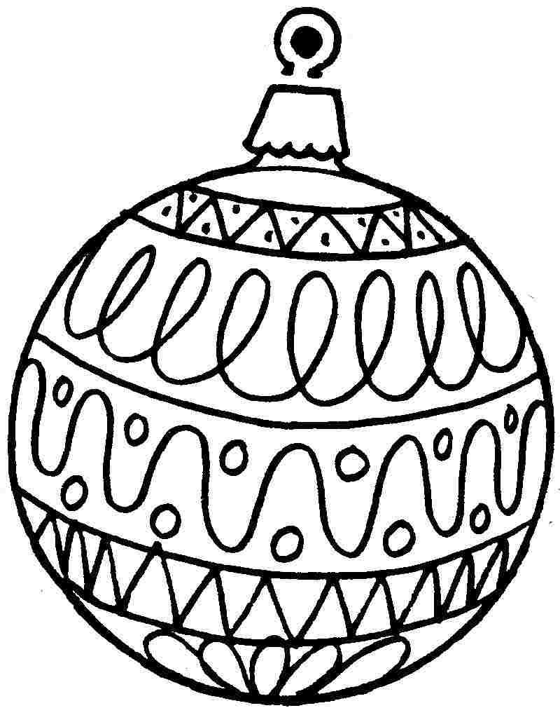 Printable Free Christmas Ornament Coloring Sheets For Kids with regard to Free Printable Christmas Ornament Coloring Pages