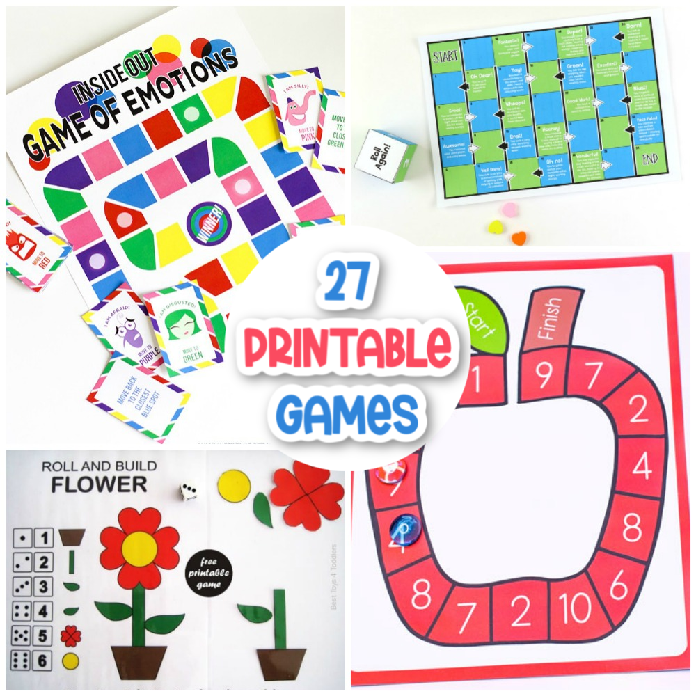 Printable Games For Kids - Messy Little Monster throughout Free Printable Games for Toddlers