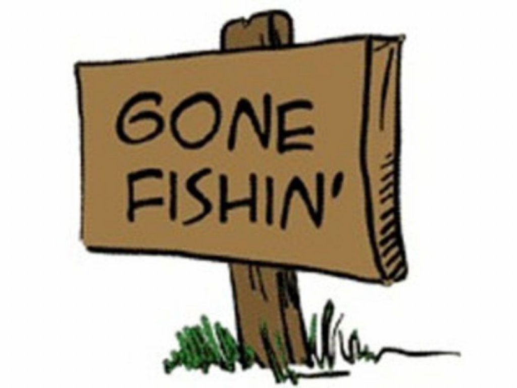 Printable Gone Fishing Sign with Free Printable Gone Fishing Sign