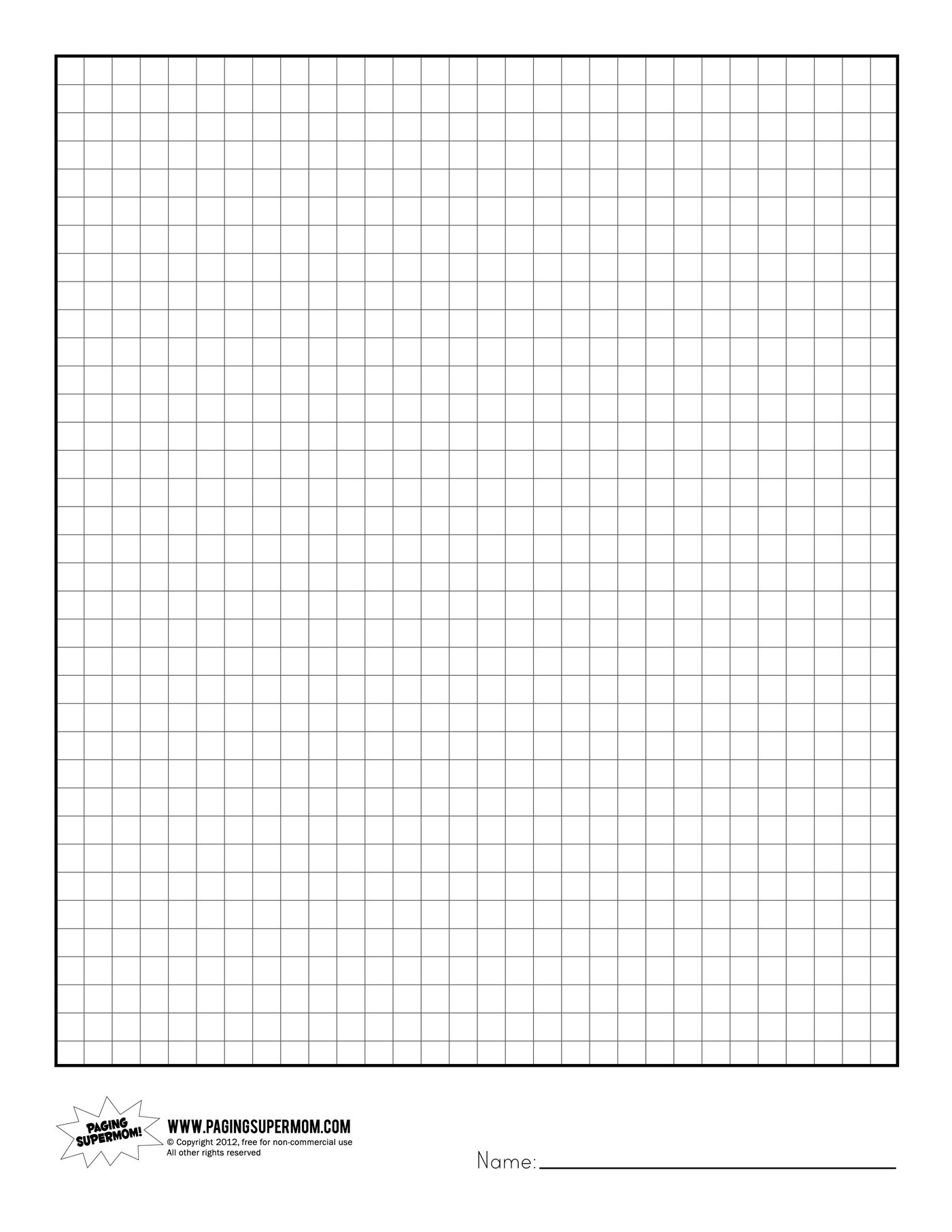 Printable Graph Paper | Printable Graph Paper, Free Paper with Free Printable Grid Paper
