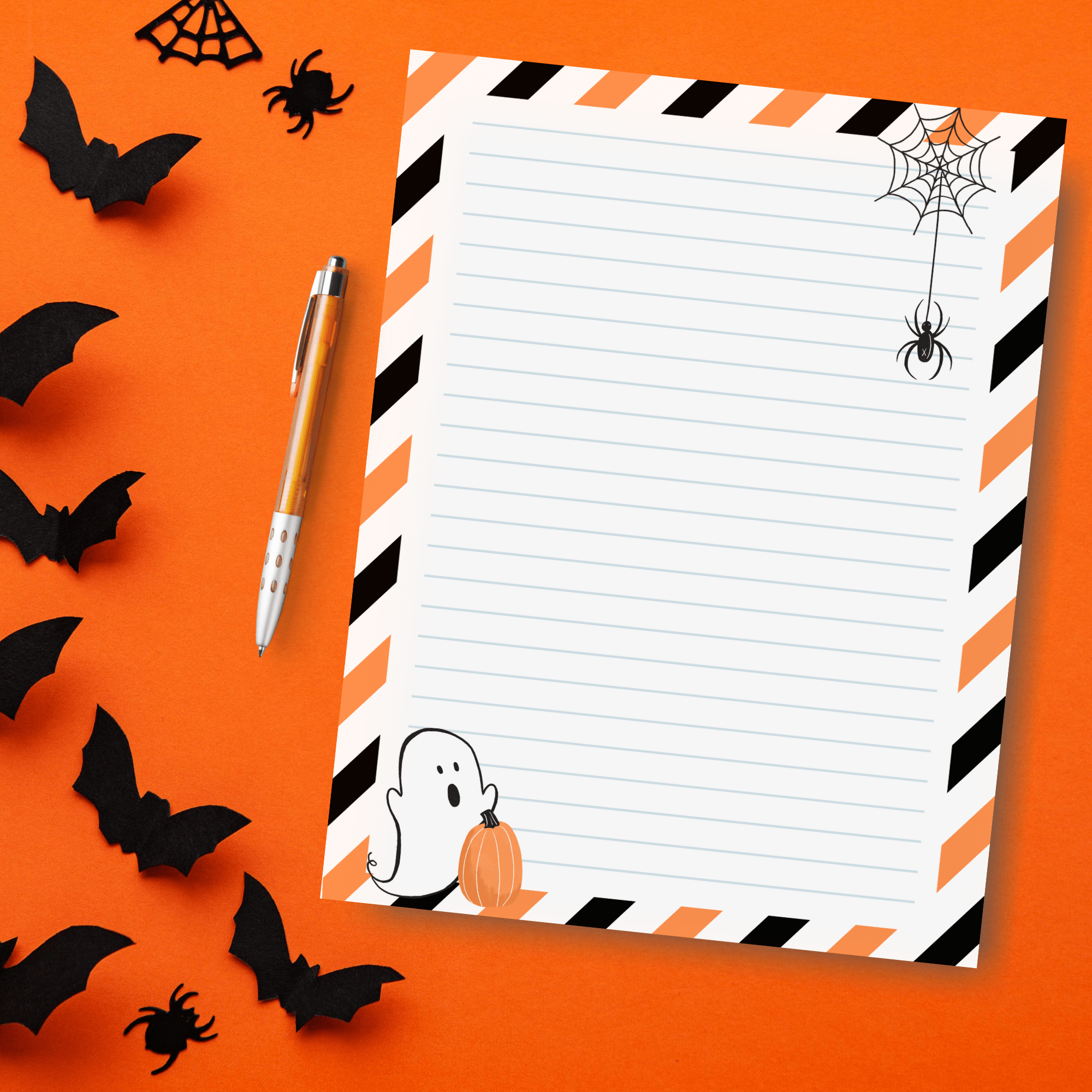 Printable Halloween Stationery - Easy Crafts 101 within Free Printable Halloween Stationery