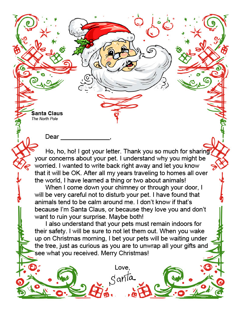 Printable Letters From Santa | Free Printables pertaining to Free Printable Letters From Santa Claus